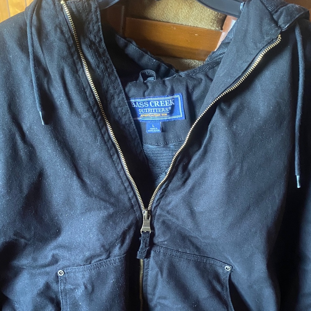 Men's Black Windbreaker